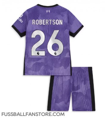 Liverpool Andrew Robertson #26 Replik 3rd trikot Kinder 2023-24 Kurzarm (+ Kurze Hosen)